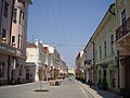 El carrer de Olha Kobilianska a Txernivtsí.