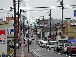 南光台東の街並み（四条通り）