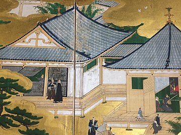 Naizen Kanō (1570-1616) ze szkoły Kanō, Namban-ji (1596-1602)