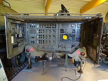 Console d'un Super Fledermaus finlandais