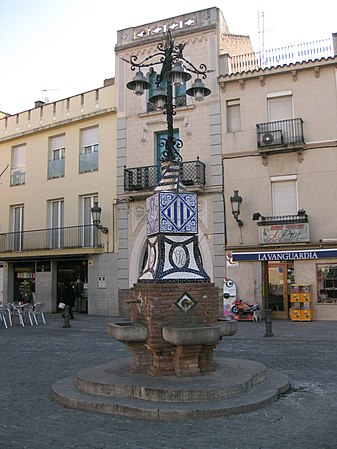 Font modernista de Mollet del Vallès.