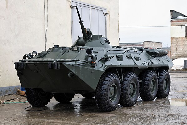 A BTR-80 similar to this one is used by the Ivory Coast