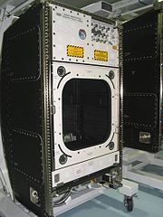 Close up image of the Window Observation Research Facility (WORF) Flight rack at Kennedy Space Center.