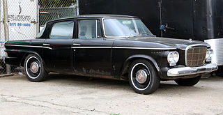 1962 Studebaker Lark four-door sedan in black