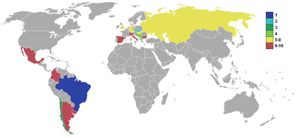 Qualifying countries