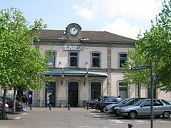Gare SNCF de Montbéliard en 2009.