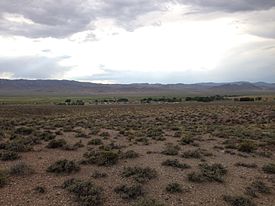 2014-07-18 18 10 25 Duckwater, Nevada sharqdan ko'rinishi.JPG