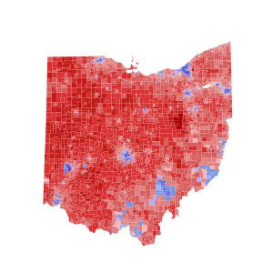 2014 Ohio Secretary of State Election Precinct Results.svg