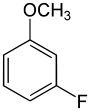 Structure of 3-fluoroanisole