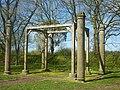 Plourin : colonnes de justice (piliers de justice ou fourches patibulaires) des seigneurs de Kergroadez 1.