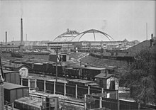 Güterbahnhof und Anschluss Großmarkthalle 1925