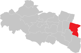 Achau - Localizazion