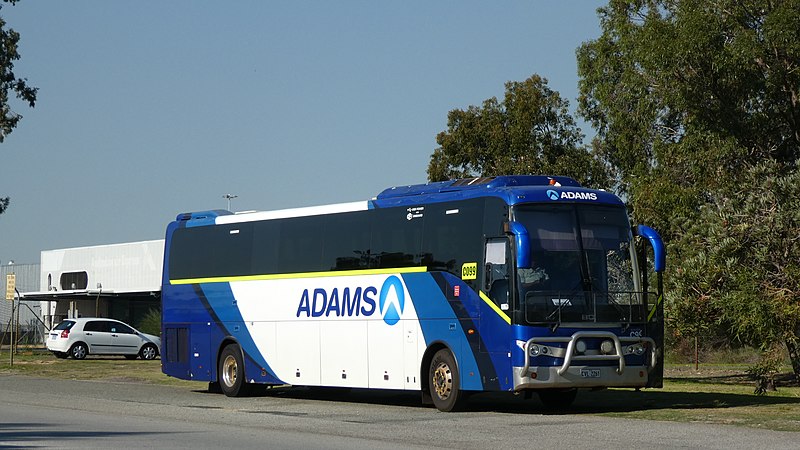 File:Adams Coachlines BCI FBC6135CRZ1 CVL2261 @ Boud Avenue,Perth Airport.jpg