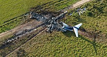 Aerial view dari N987AK ini wreckage.jpg