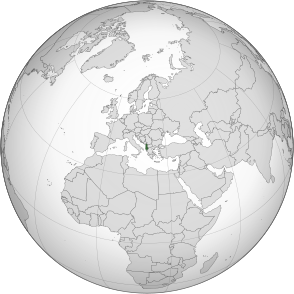 Albania (orthographic projection).svg