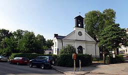 Alby kirke i juli 2013