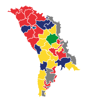 Winning parties in each administrative division. Alegeri locale moldova 2019.png