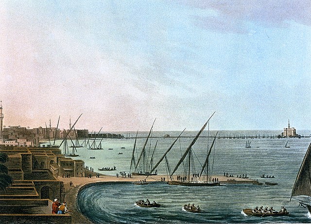 Alexandria in the late 18th century, by Luigi Mayer