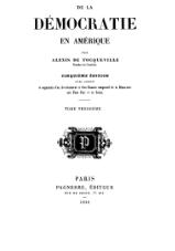 Alexis de Tocqueville - De la démocratie en Amérique, Pagnerre, 1848, tome 3.djvu