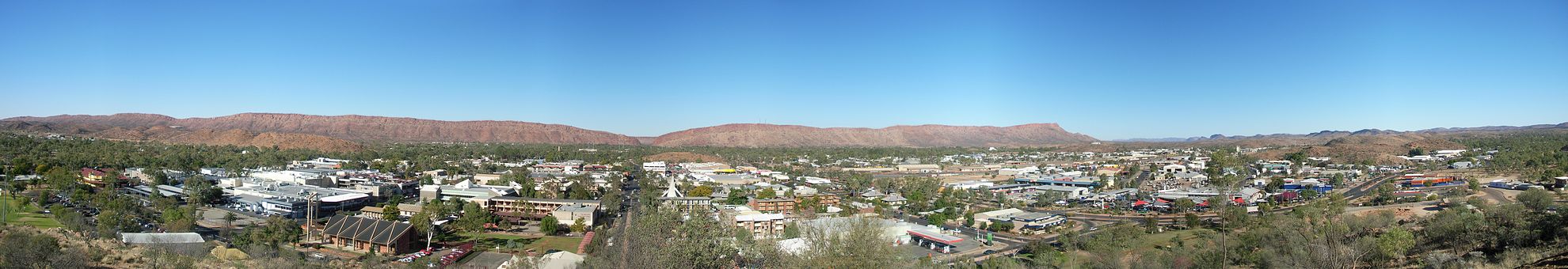 Panorama d'Alice Springs.