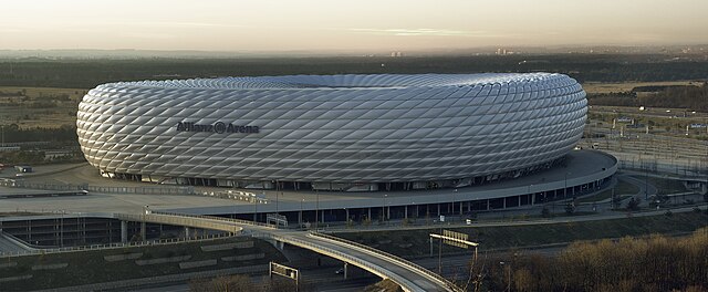 Münih'in kuzeyindeki Allianz Arena