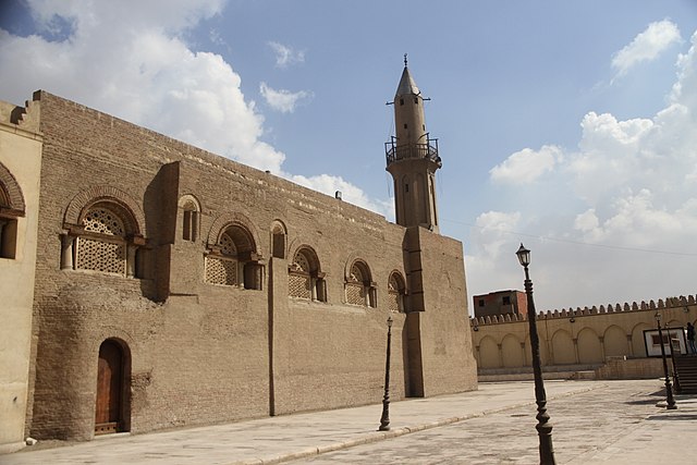 The Amr ibn al-As Mosque in Fustat, Egypt
