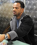 Andre Reed, Pro Football Hall of Fame member Andre Reed Autographs USS Ronald Reagan Mar 20, 2009.jpg