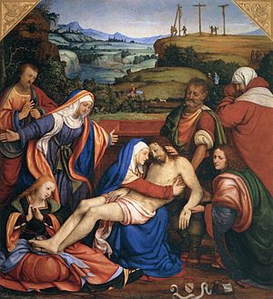 Lamentation over the Dead Christ