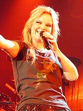 Anette Olzon Anette Olzon with Nightwish live in Mantova, Italy, 2009.jpg