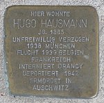 Ansbach Stolperstein Hausmann, Hugo.jpg