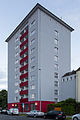 Deutsch: Wohnhaus an der Mainzer Straße im Stadtteil Südstadt von Hannover. English: Apartment building located at Mainzer Strasse in Suedstadt quarter of Hannover, Germany.