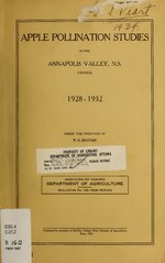 Thumbnail for File:Apple pollination studies in the Annapolis Valley, N.S., Canada, 1928-1932. (IA applepollination162brit).pdf