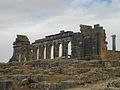 * Nomination Basilica romana, Volubilis, Morocco. By User:Baca12 --Reda benkhadra 15:41, 21 October 2016 (UTC)  Comment Needs perspective correction and I would brighten it a bit. --C messier 07:15, 28 October 2016 (UTC) * Decline  Not done after one week --Hubertl 02:06, 3 November 2016 (UTC)