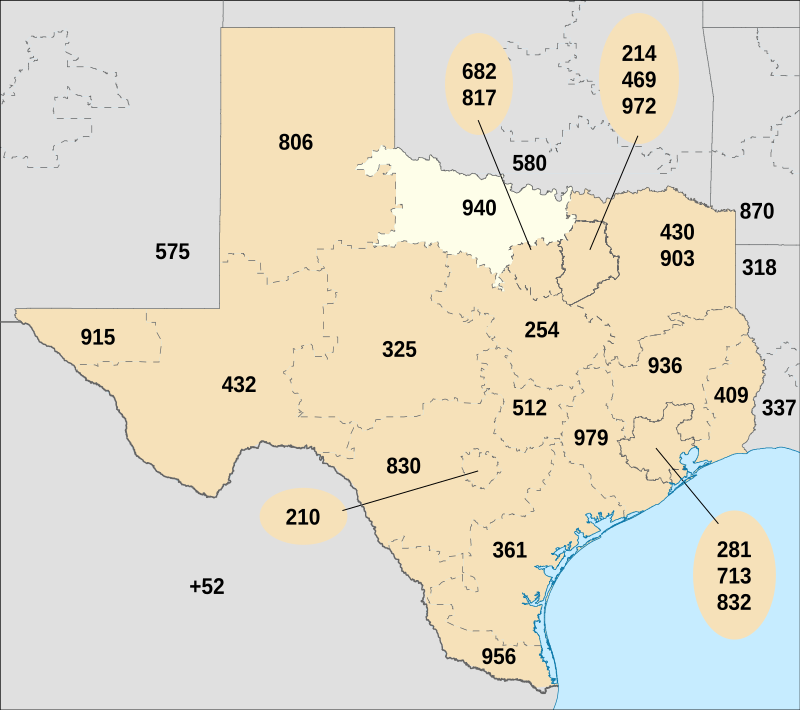 Area code 940 - Wikipedia