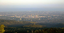 Adelaide vom Mt. Lofty aus gesehen (2005)