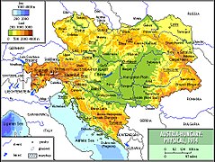 Mapa Austro-Węgier