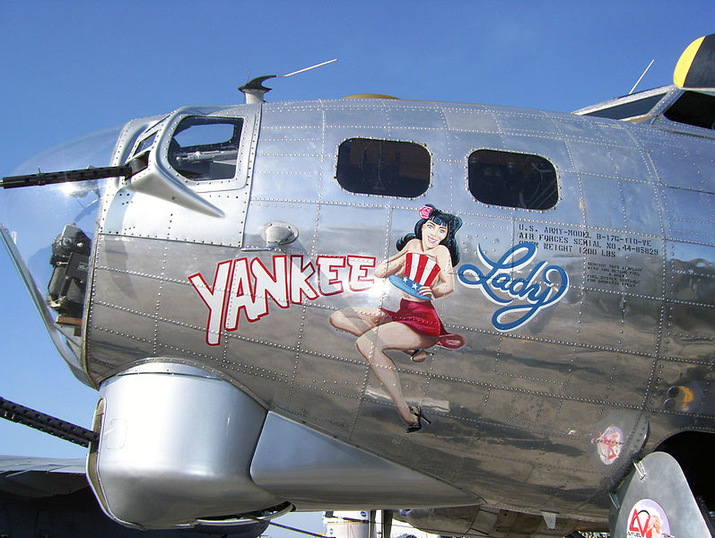 File:B-17 Yankee Lady nose art.jpg