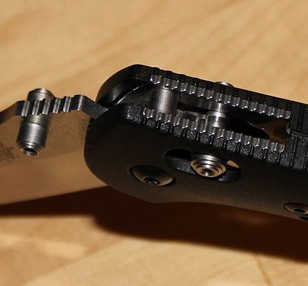 The Benchmade Axis Lock mechanism