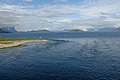 * Nomination: Badderfjorden fjord at Kvænangen seen from the road bridge. --Frankemann 11:17, 20 December 2020 (UTC) * * Review needed