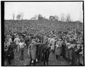 Baltimore, MD, April 24. A section of huge crowd that attended the Maryland Hunt steeplechase race near here. (...)llborn Jake, owned by Paul Mellon, son of the former Secretary of the LCCN2016871660.tif