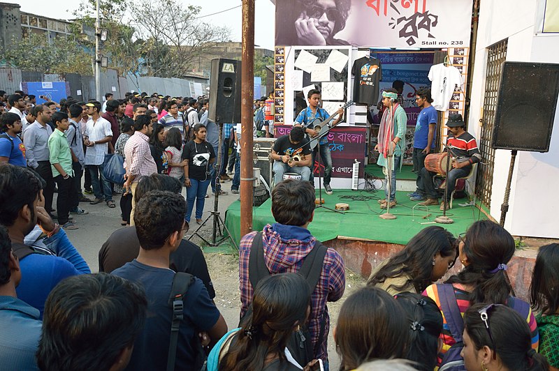 File:Bangla Rock Stall - 40th International Kolkata Book Fair - Milan Mela Complex - Kolkata 2016-02-04 0827.JPG