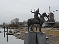 Bashkir statue in the Netherlands because of help by liberating the country in 1813