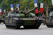 Um carro de combate francês Leclerc.