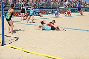 Deutsch: Deutsche Beachhandball-Meisterschaften 2022; Tag 3: 7. August 2022 – Frauen,Finale, Beach Bazis Schleissheim – Minga Turtles Ismaning 2:1 (20:26, 24:20, 8:6) English: German Beach handball Championships; Day 3: 7 August 2022 – Women Final – Beach Bazis Schleissheim Vs Minga Turtles Ismaning 2:1 (20:26, 24:20, 8:6)