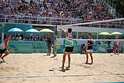 Deutsch: Beachvolleyball bei den Olympischen Jugendspielen 2018; Tag 11, 17. Oktober 2018; Jungen, Spiel um Platz 3 – Argentinien-Ungarn 2:0 (21–15/21–15) English: Beach volleyball at the 2018 Summer Youth Olympics at 17 October 2018 – Bronze Medal Match – Argentina-Hungary 2:0 (21–15/21–15)