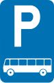 E9d: Parkeren uitsluitend voor autocars.