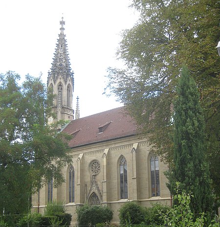 Berger Kirche in Stuttgart Berg von Südosten