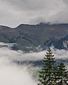 * Nomination Mountain trip from Tschiertschen (1350 meters) via Ruchtobel to Löser (1680 meter). Panorama from mountain road. --Famberhorst 06:05, 23 October 2017 (UTC) * Promotion A little unsharp, but it was misty and overcast, and I think this is a Quality Image. -- Ikan Kekek 09:03, 23 October 2017 (UTC)