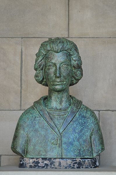 Bess Streeter Aldrich bust by Herman Albert Becker