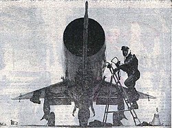 Боян Савник у МиГ-21